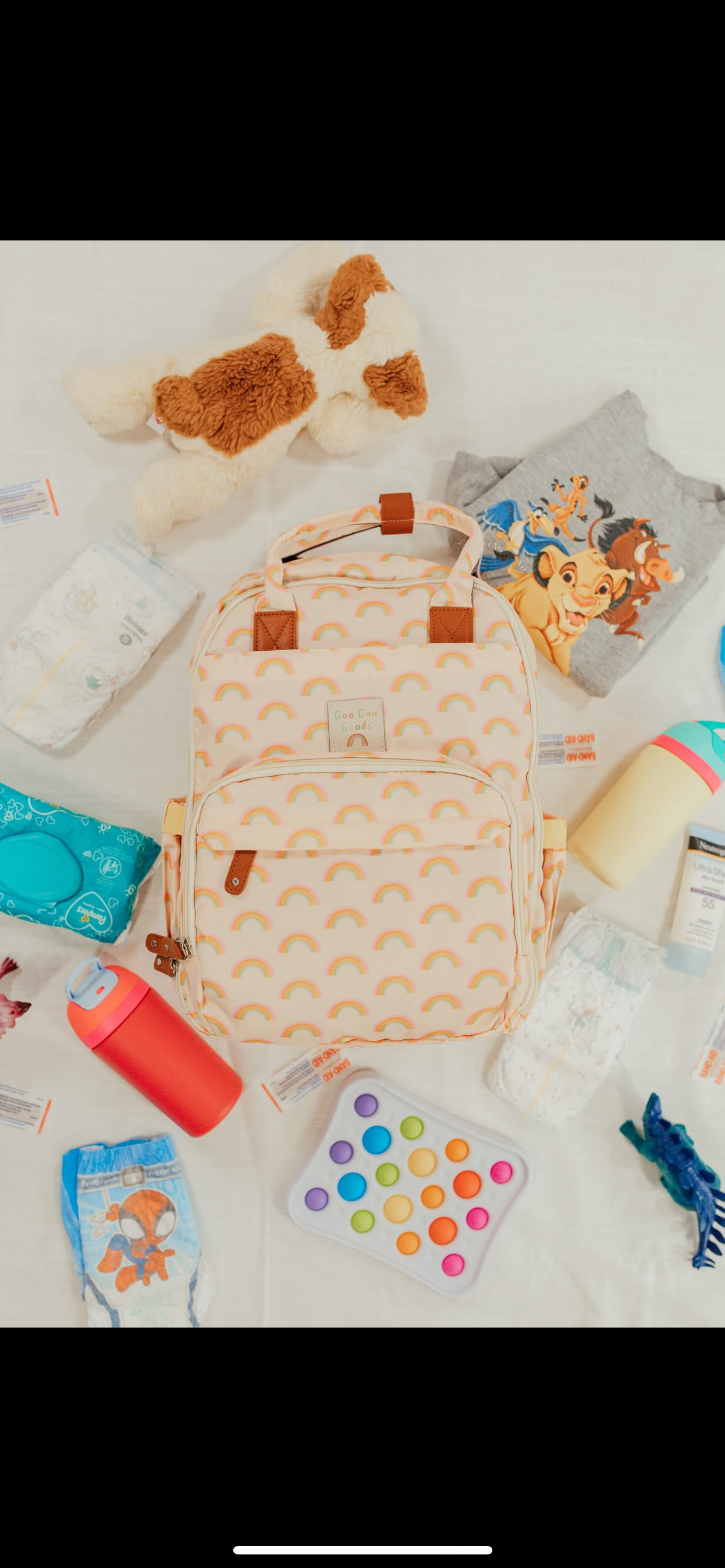 Rainbow Backpack / Diaper Bag