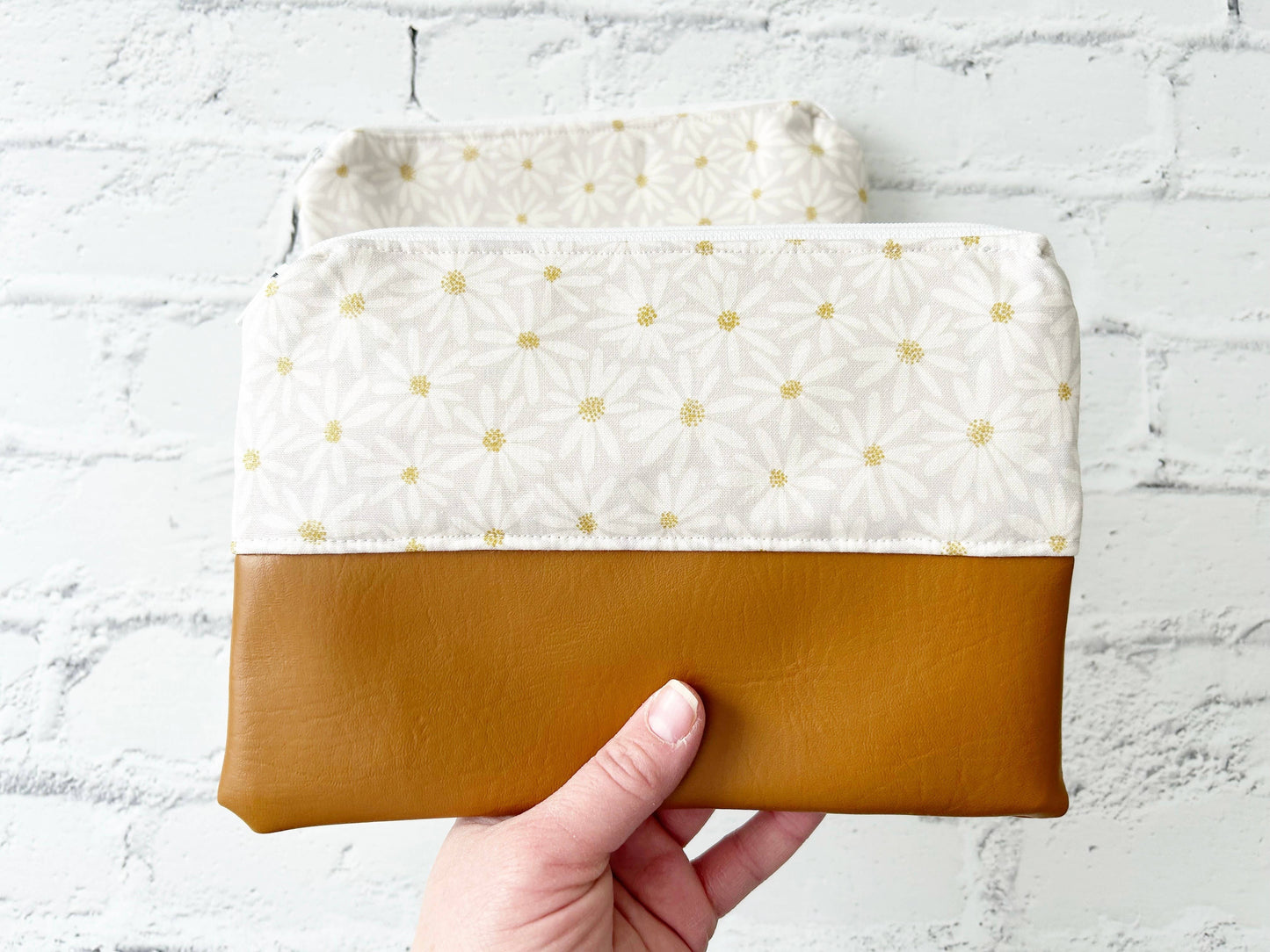 Cosmetic bag, Flat Make up bag, Zipper Pouch