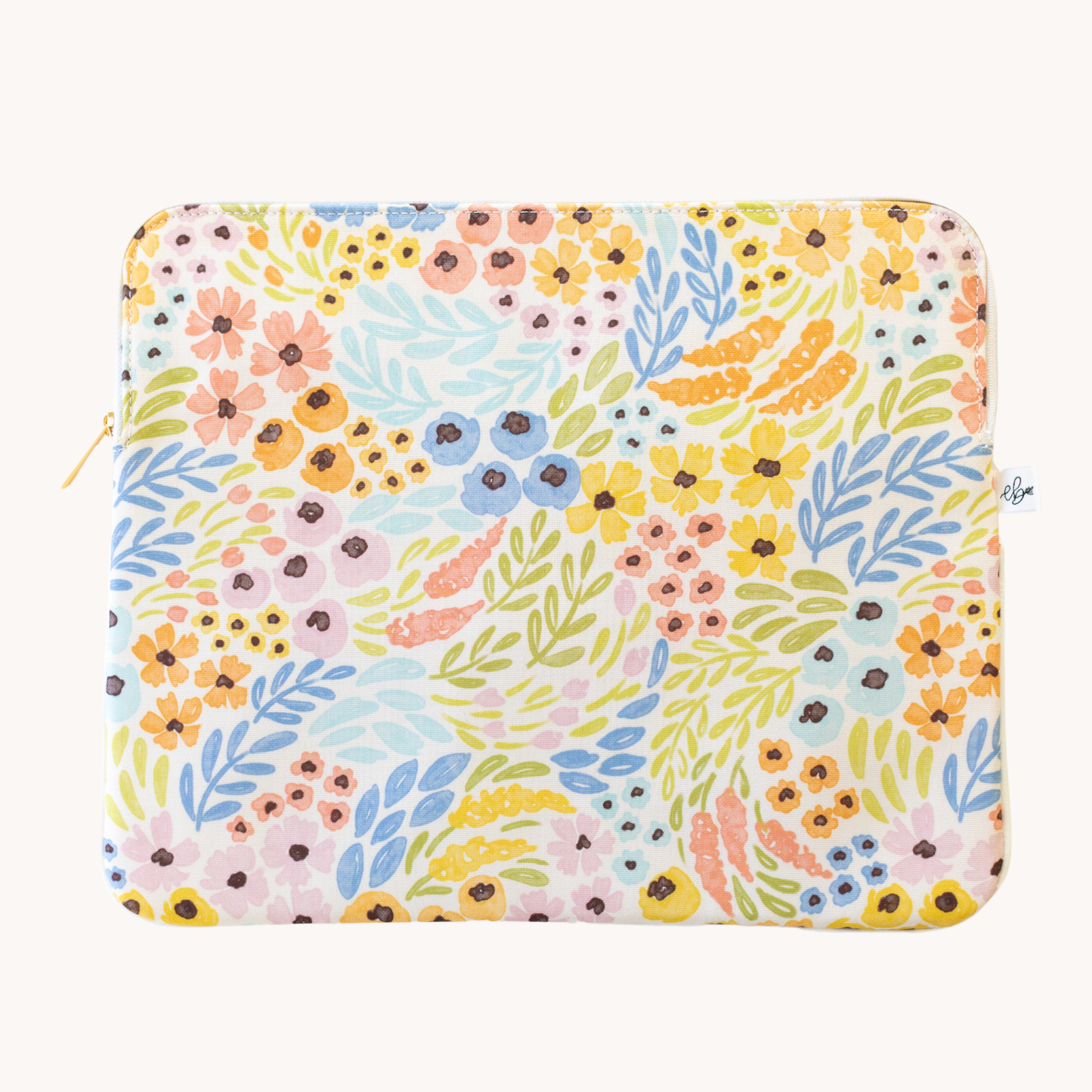 Pastel Wildflower Laptop Sleeve